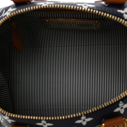 Louis Vuitton Calfskin Monogram Speedy P9 Bandouliere 30 Indigo 6 of 11
