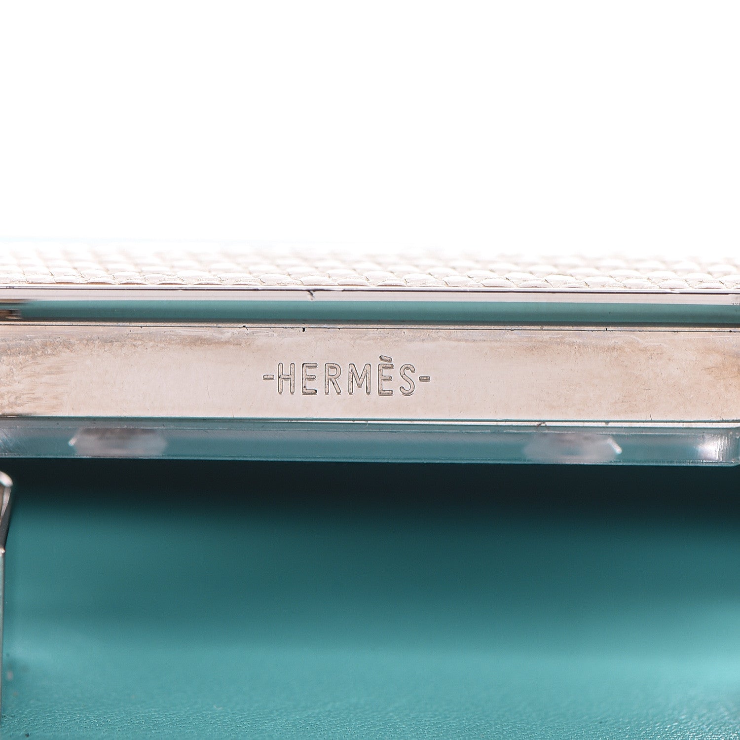 Hermes Tadelakt Lizard Constance 18 Bleu Atoll Ficelle 9 of 23