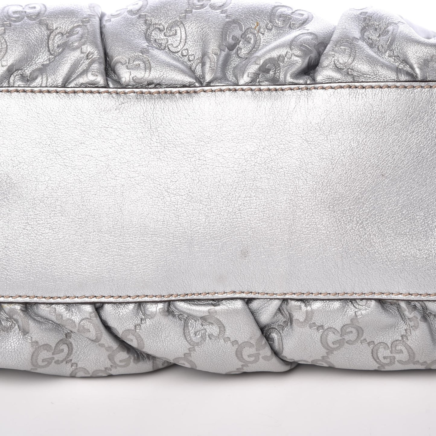 Guccissima Medium D Gold Hobo Silver