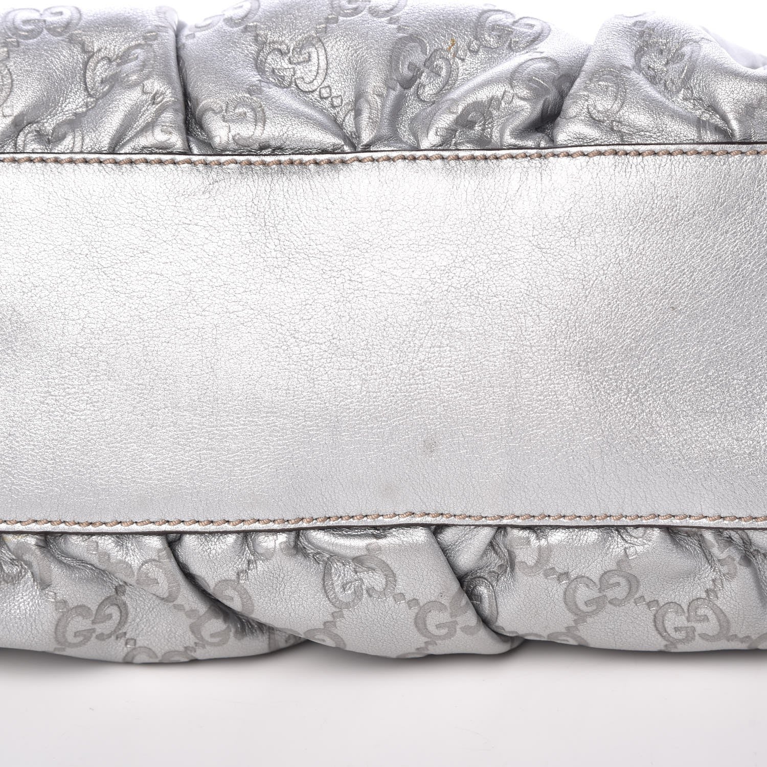 Gucci Guccissima Medium D Gold Hobo Silver 10 of 20