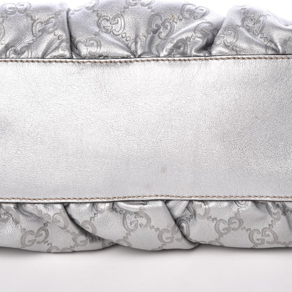 Gucci Guccissima Medium D Gold Hobo Silver 10 of 20