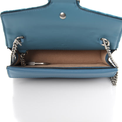 Gucci Velvet Super Mini Dionysus Shoulder Bag Pavone Cyan 5 of 9