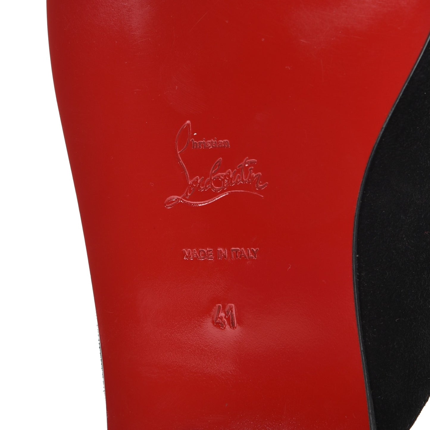 Mens Veau Velours Calf Lisse Oliveira Flat 41 Black