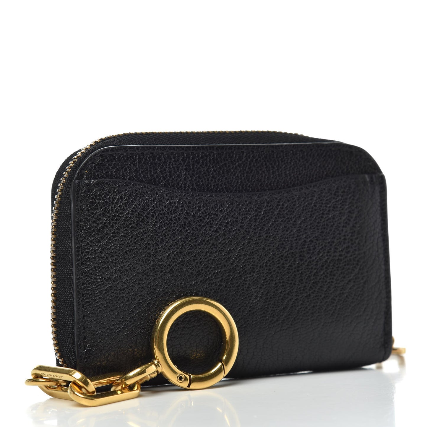 Goatskin Berkely Zip Around Wallet Black