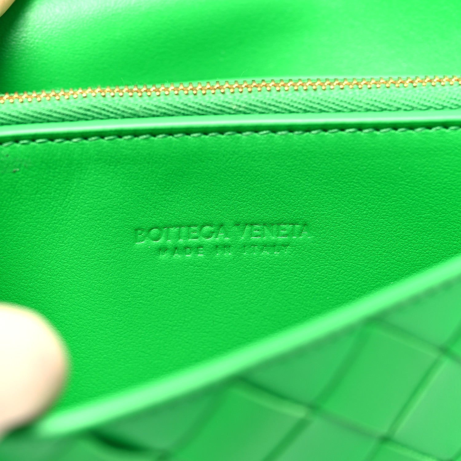 Bottega Veneta Nappa Intrecciato Studded Wallet On Strap Parakeet 7 of 10