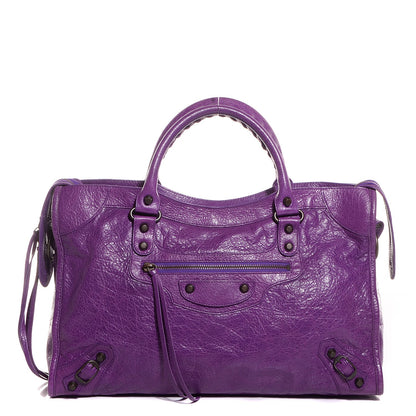 Balenciaga Agneau Classic Hardware City Ultraviolet 1 of 11