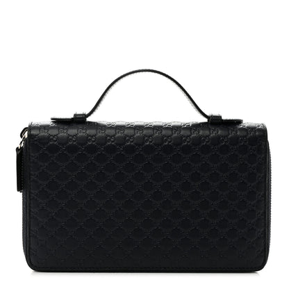 Gucci Microguccissima Zip Around Top Handle Travel Wallet Testa di Moro 1 of 9