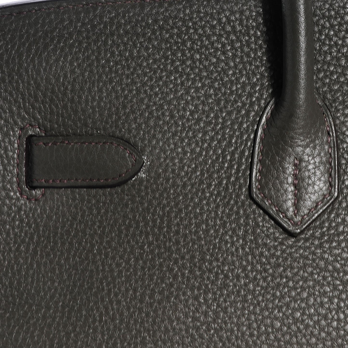 Taurillon Clemence Birkin 35 Vert de Gris