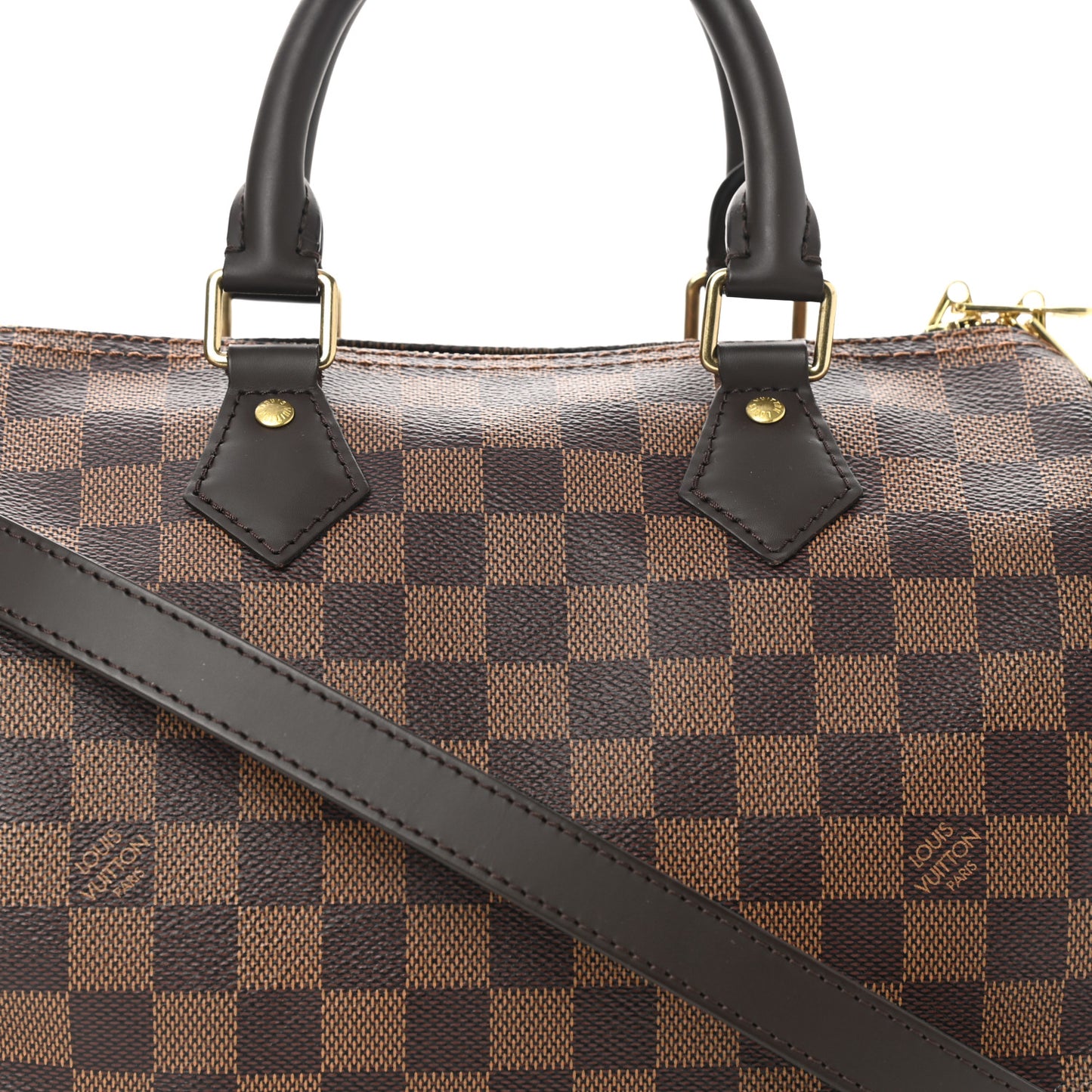 Damier Ebene Speedy Bandouliere 25