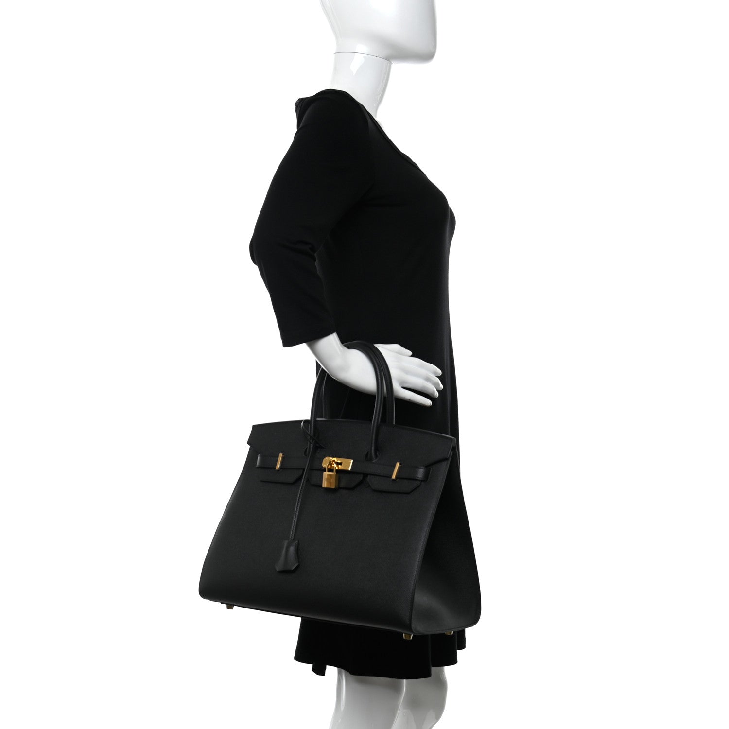Hermes Epsom Birkin Sellier 35 Black 2 of 11