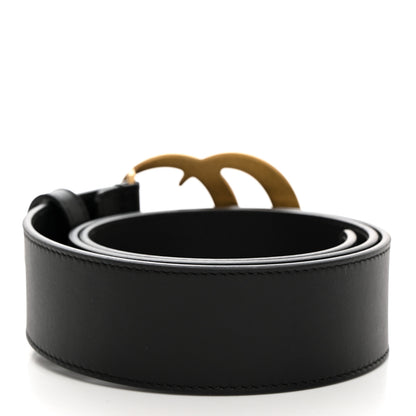 Gucci Calfskin Double G 40mm Belt 75 30 Black 2 of 5