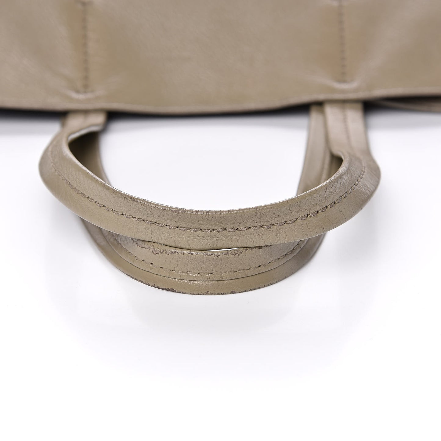 Grained Calfskin Medium Horizontal Cabas Phantom Taupe