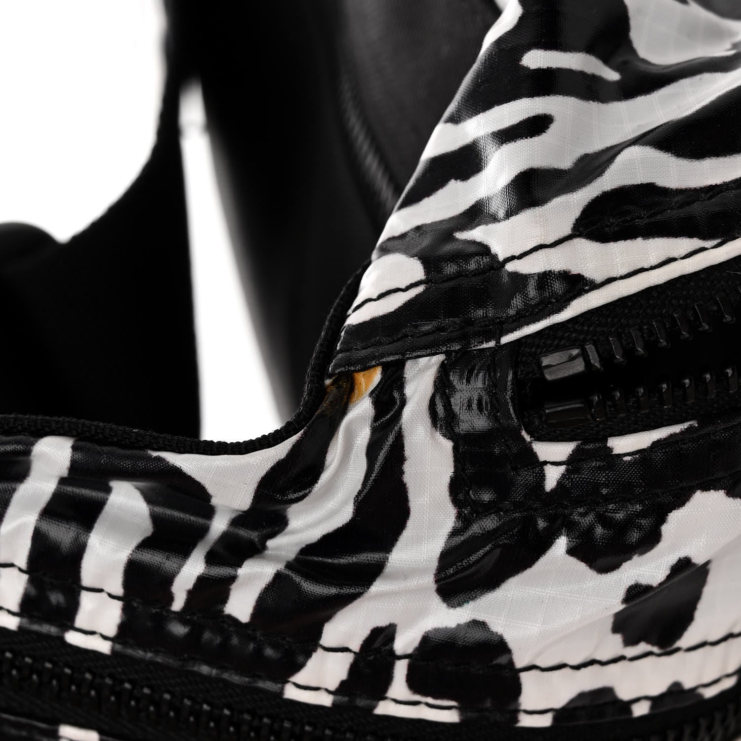 Saint Laurent Nylon Leopard Print Belt Bag Black 10 of 10