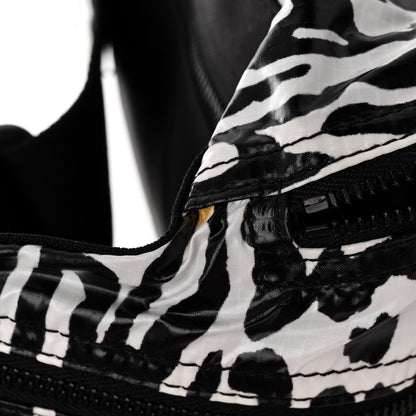Saint Laurent Nylon Leopard Print Belt Bag Black 10 of 10