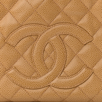 Chanel Caviar Quilted Timeless CC Shoulder Bag Beige 8 of 10