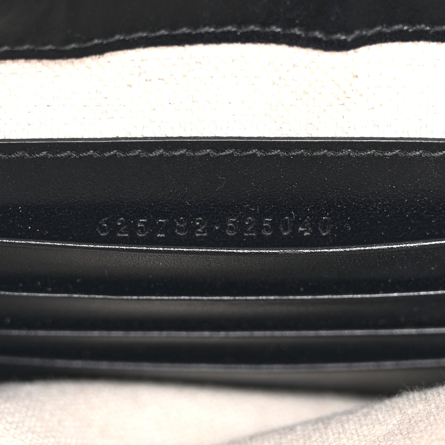Gucci Calfskin GG Tennis Embossed Messenger Bag Black 7 of 11