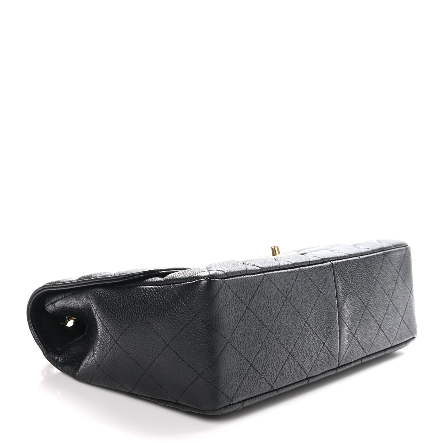 Caviar Quilted Jumbo Single Flap Black