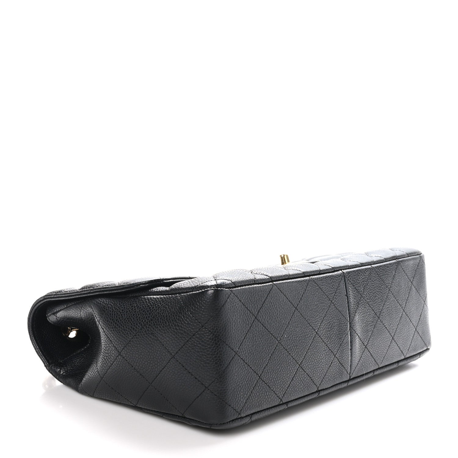 Chanel Caviar Quilted Jumbo Single Flap Black 4 of 10