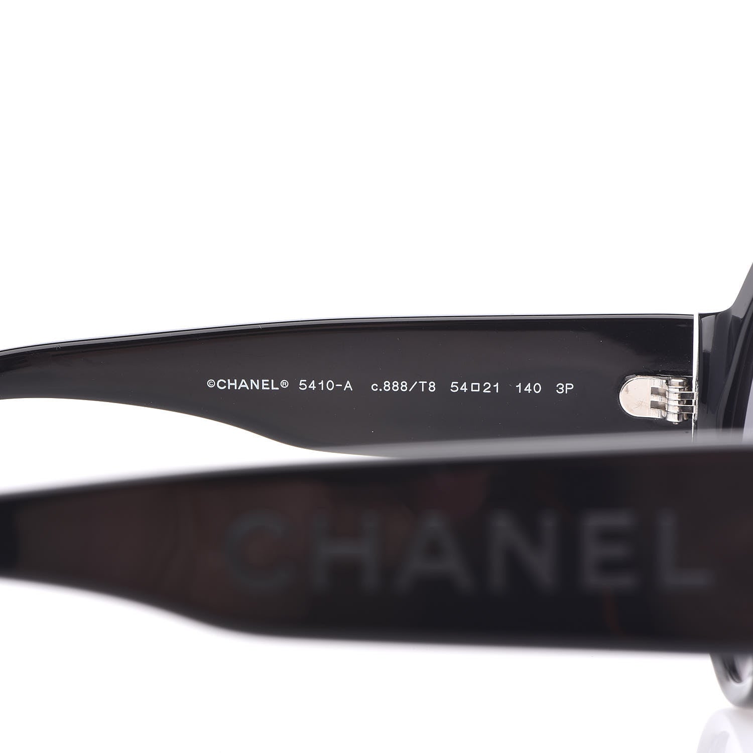 Chanel Acetate Polarized Round Sunglasses 5410 Black 6 of 8