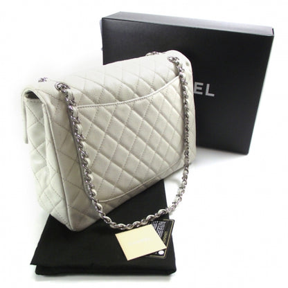 Chanel Caviar Jumbo Flap White 3 of 12