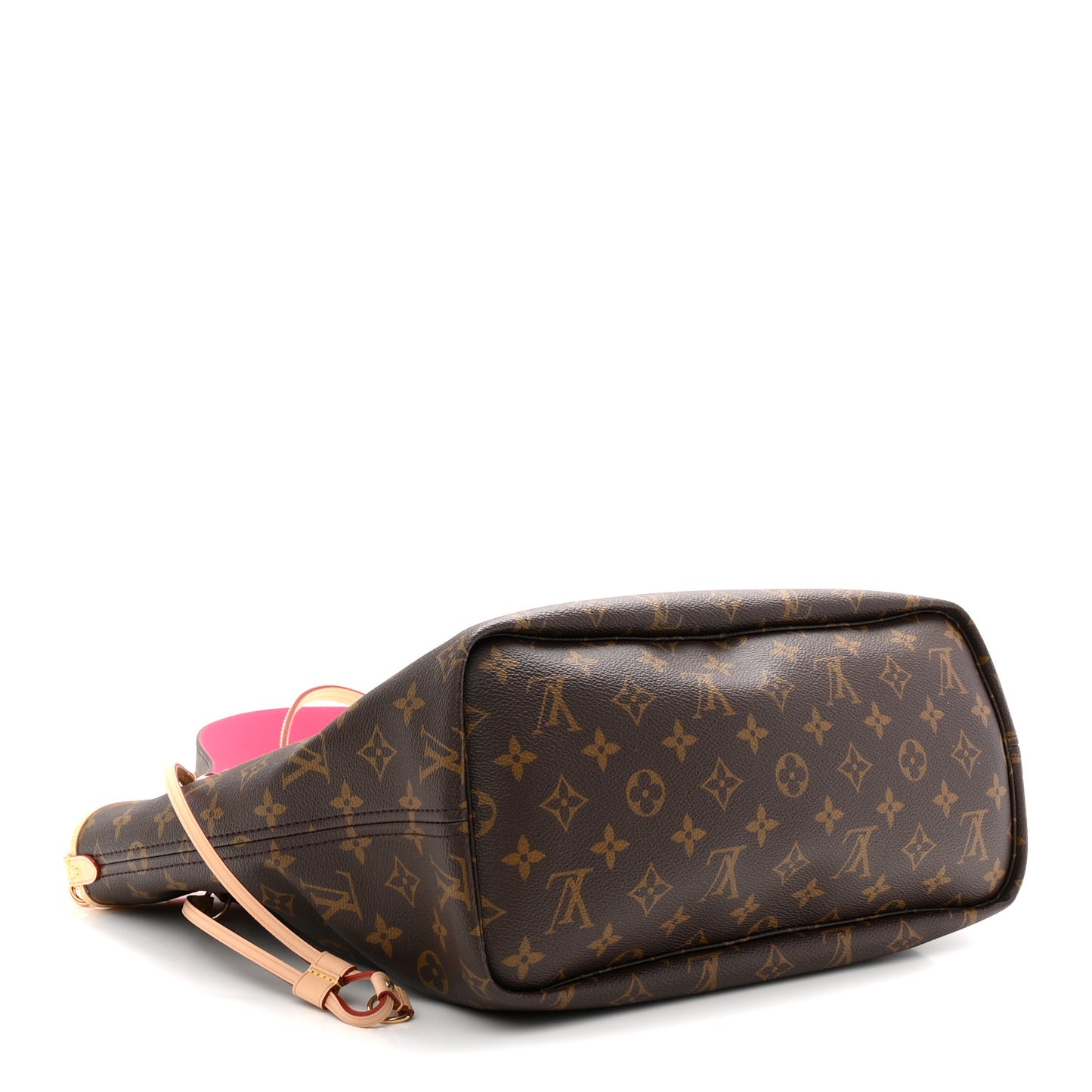 Monogram Inside Out Neverfull Bandouliere MM Rose Pondichery