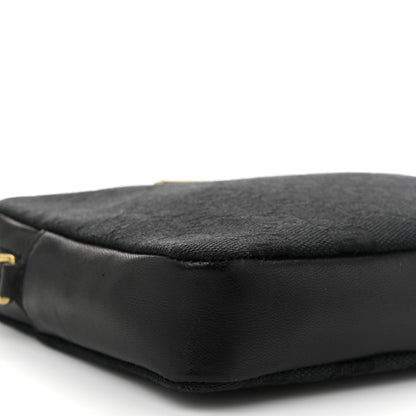 Gucci Monogram Crossbody Bag Black 9 of 10