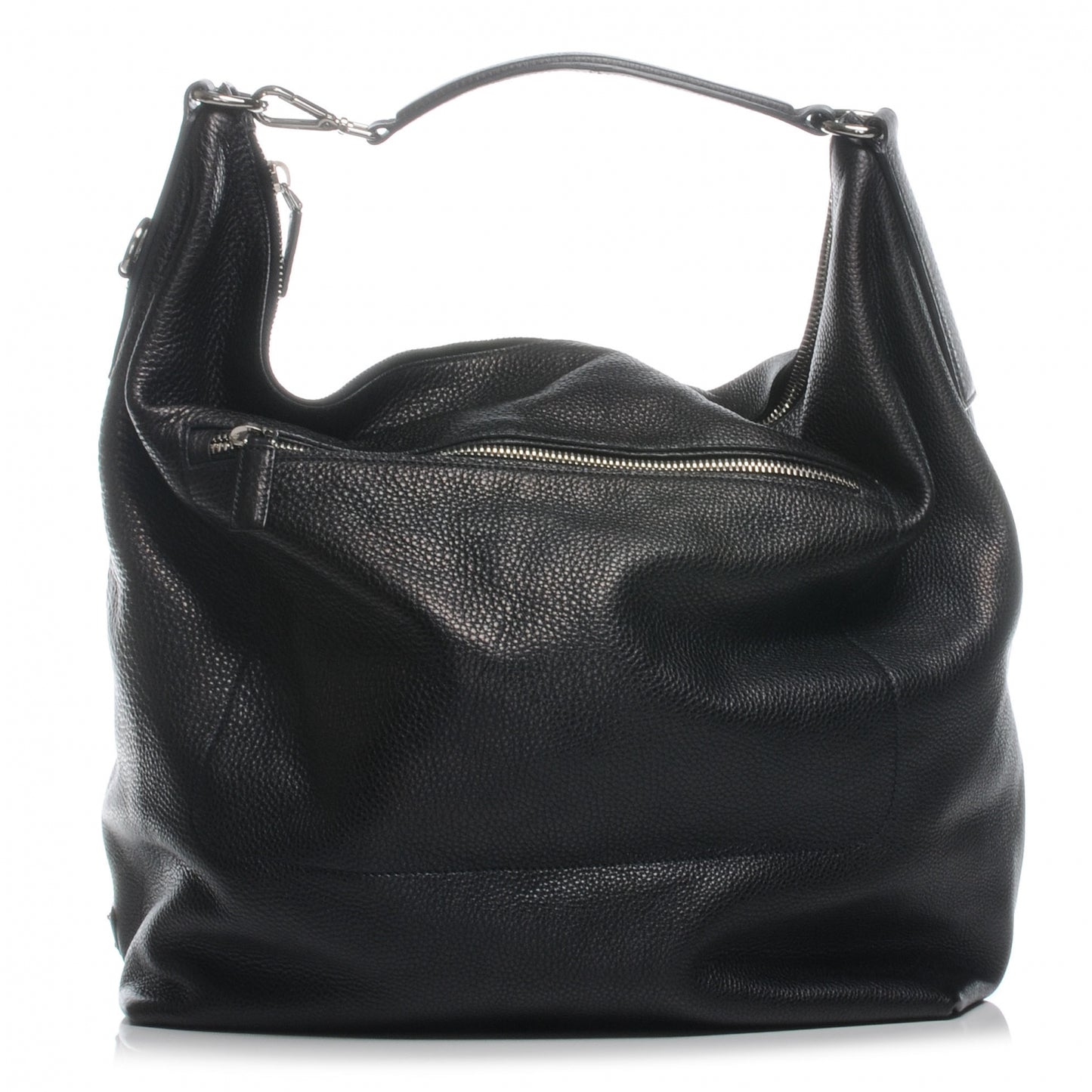 Vitello Daino Hobo Nero Black