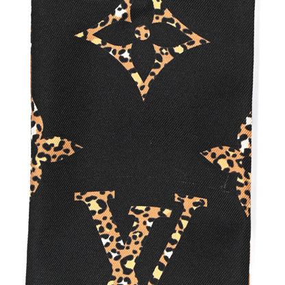 Louis Vuitton Silk Monogram Giant Jungle Bandeau Black 4 of 5