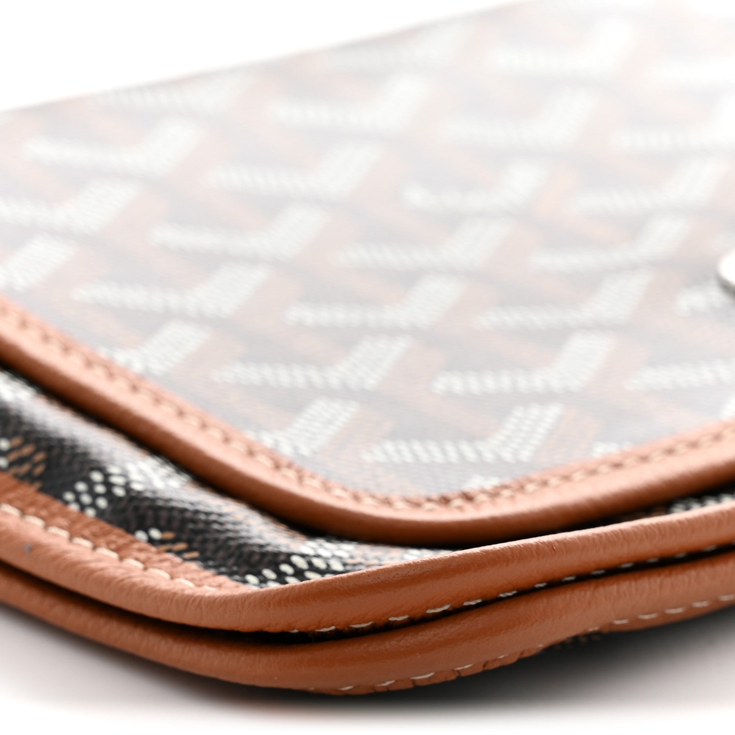 Goyard Goyardine Plumet Wallet Clutch Black Gold 8 of 10