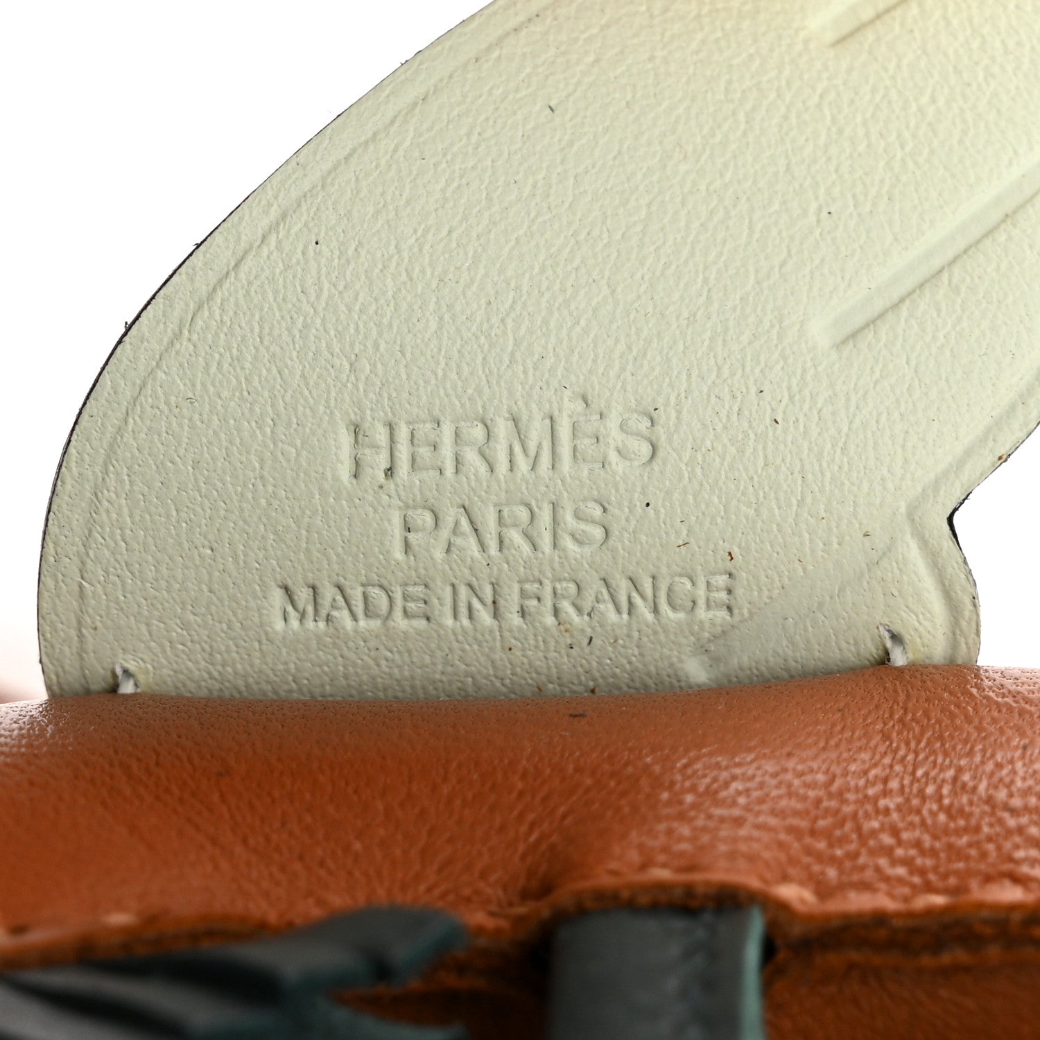 Hermes Milo Lambskin Grigri Rodeo Pegase Horse Bag Charm PM Gold Vert Cypress Vert Fizz 3 of 5