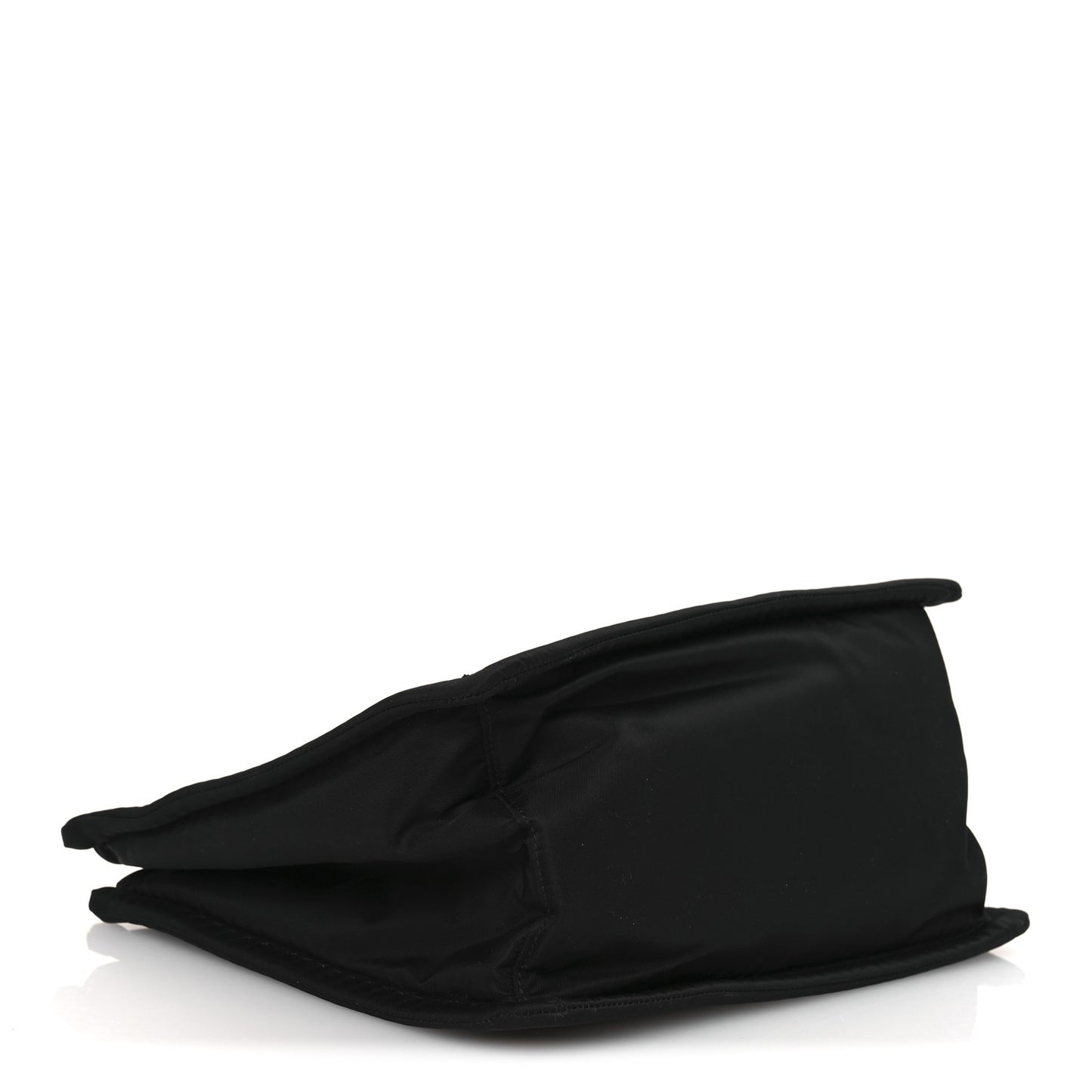 Tessuto Nylon Chain Shoulder Bag Black