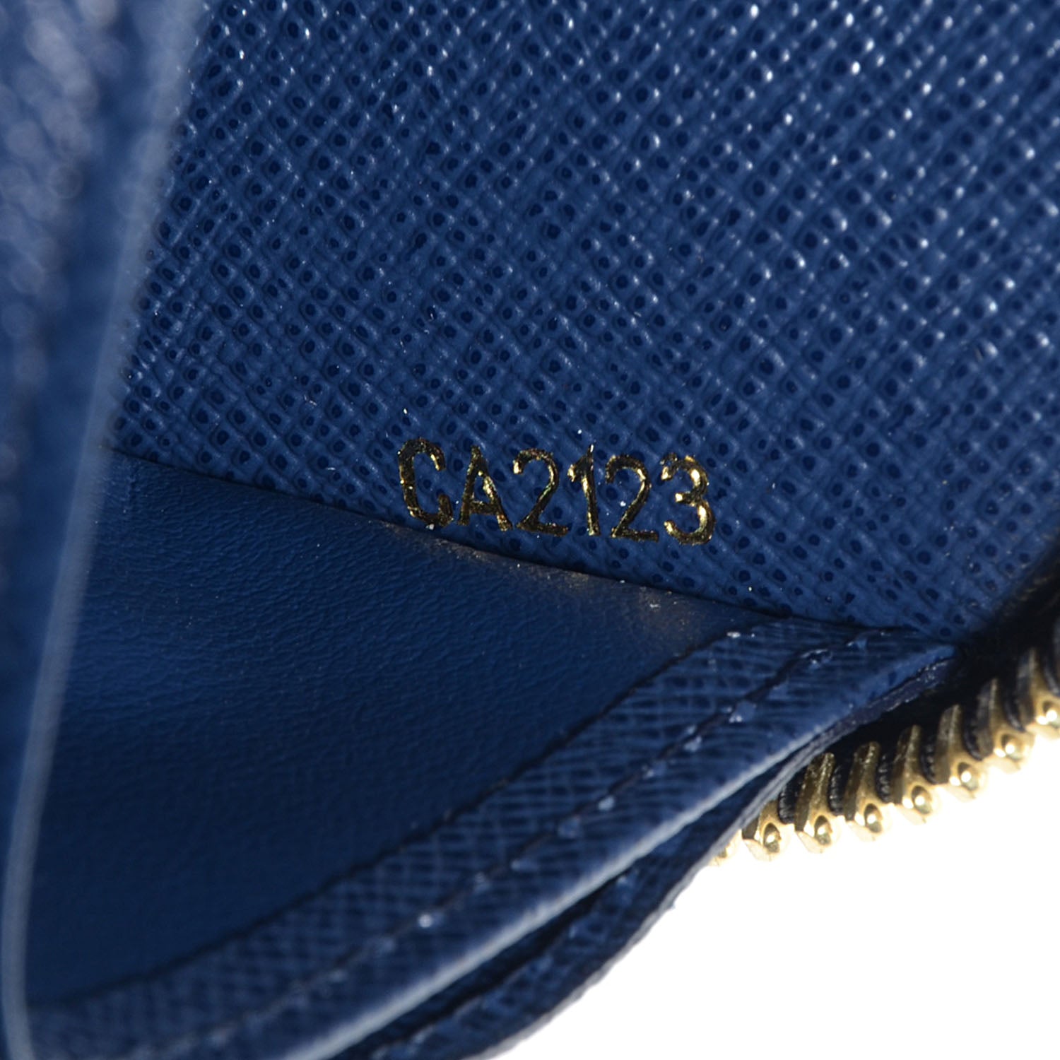 Louis Vuitton Damier Paillettes Zippy Wallet Blue 7 of 7
