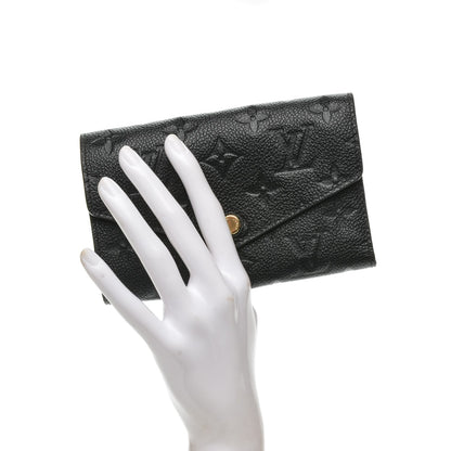 Louis Vuitton Empreinte Compact Curieuse Wallet Black 2 of 7