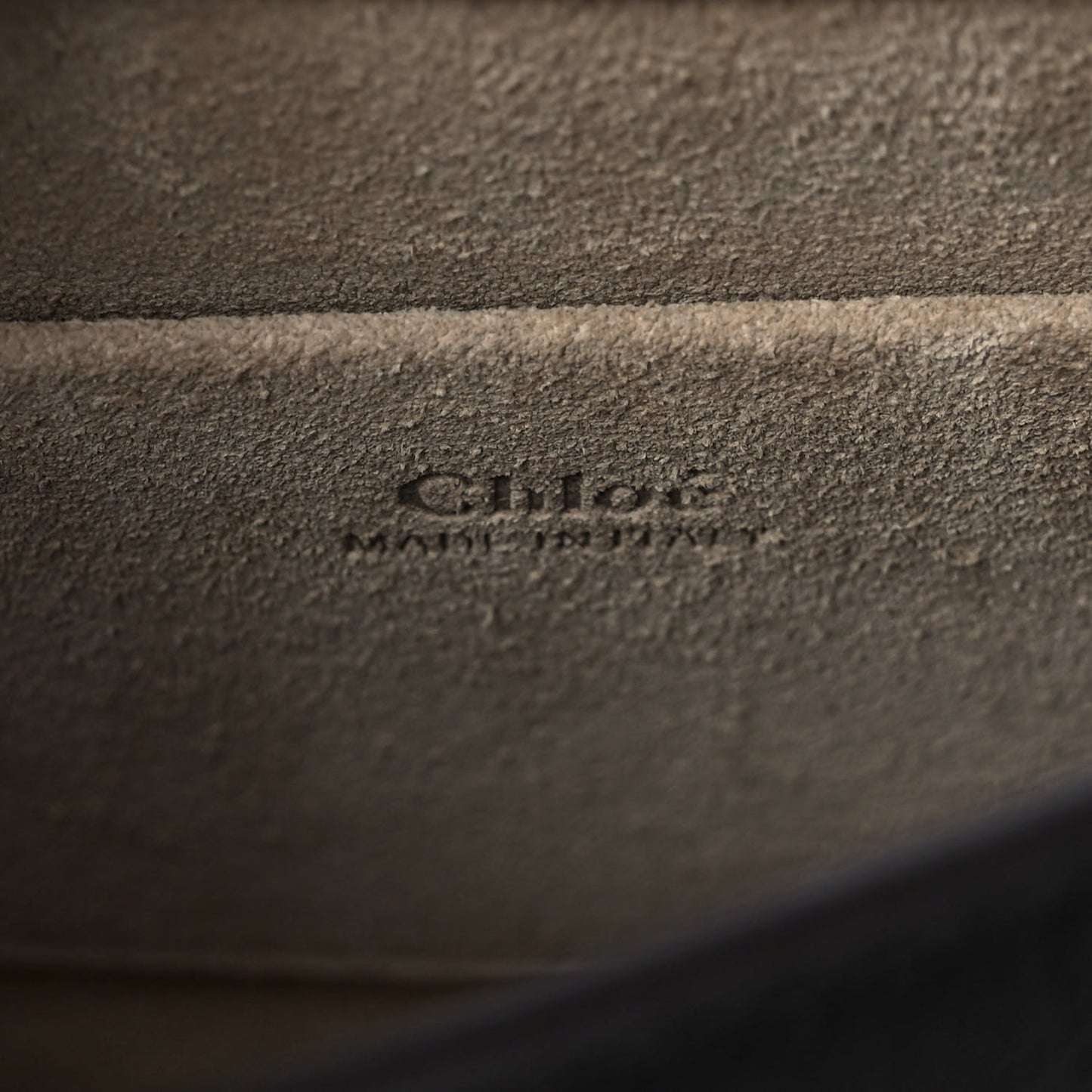 Calfskin Suede Small Nile Bracelet Bag Black