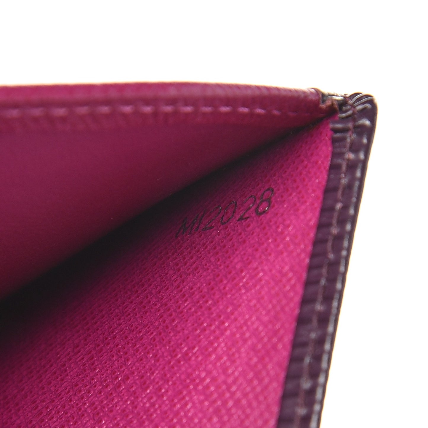 Epi French Purse Wallet Cassis