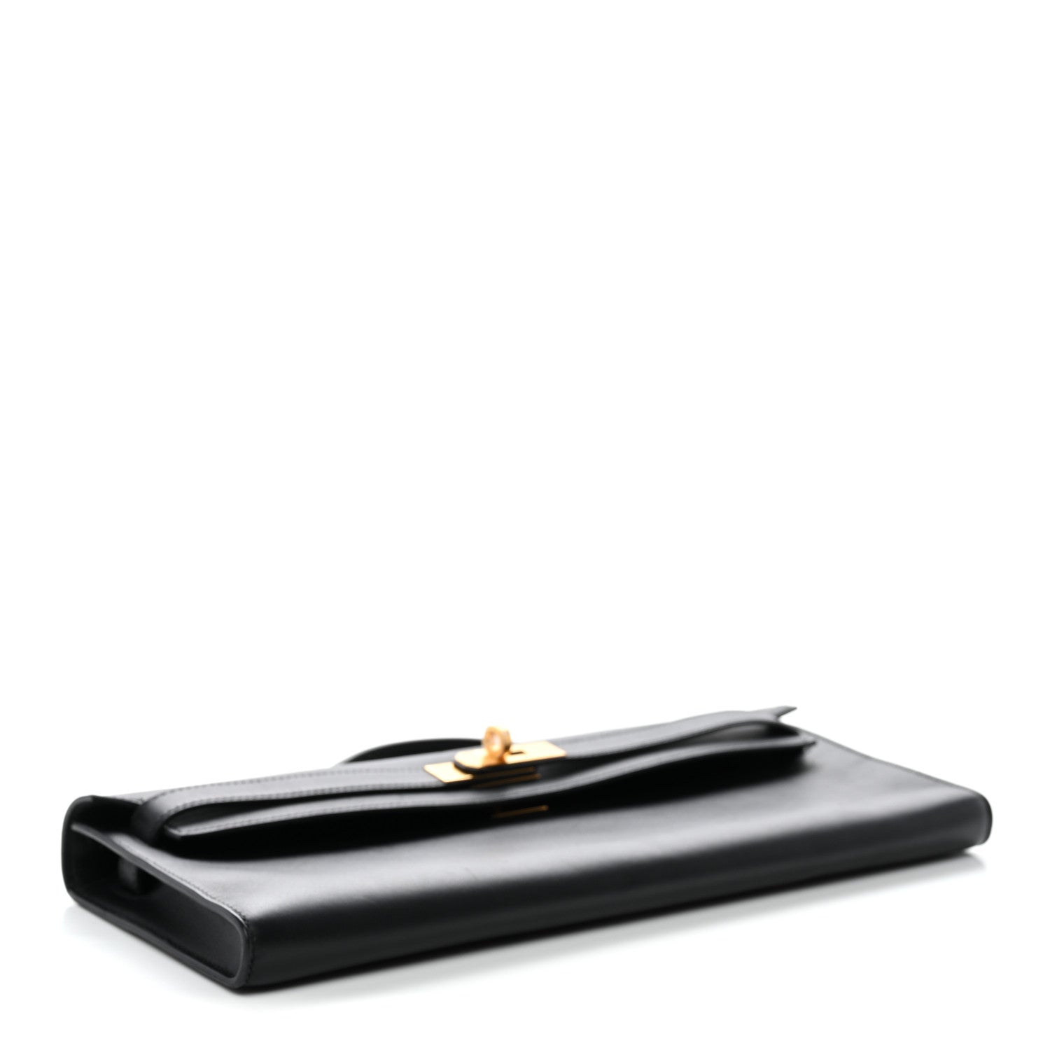 Hermes Swift Kelly Cut Clutch Pochette Black 4 of 12