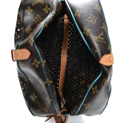Louis Vuitton Monogram SC Flore Saumur Teal 5 of 12