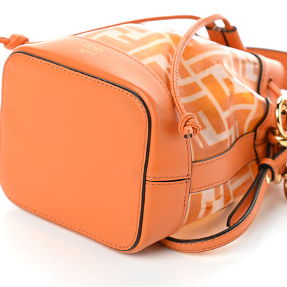 Fendi TPU FF Vitello Grace F is Fendi Mini Mon Tresor Bucket Bag Aranciata 10 of 10