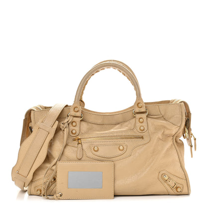 Balenciaga Agneau Giant 12 Gold Hardware City Beige Oryx 1 of 12