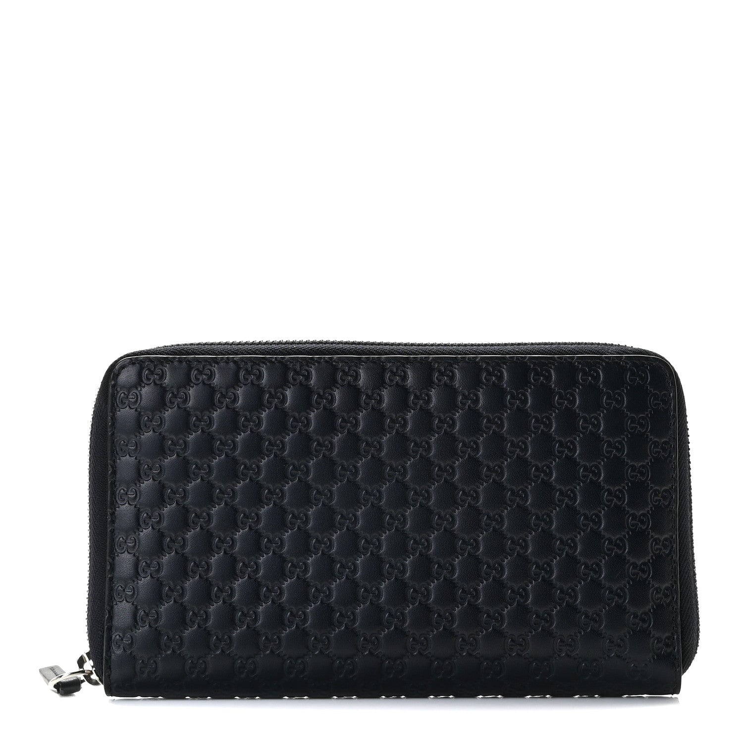 Gucci Microguccissima Large Zip Around Organizer Wallet Blue 1 of 7