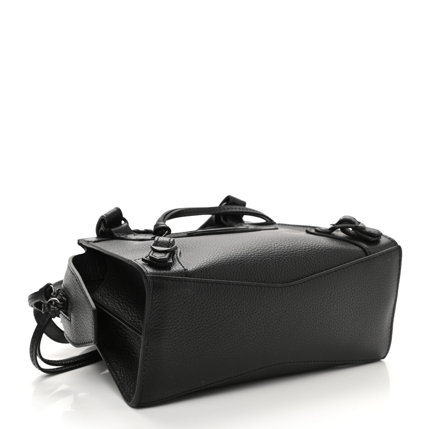 Balenciaga Grained Calfskin Neo Classic Black Hardware Mini City Black 4 of 8