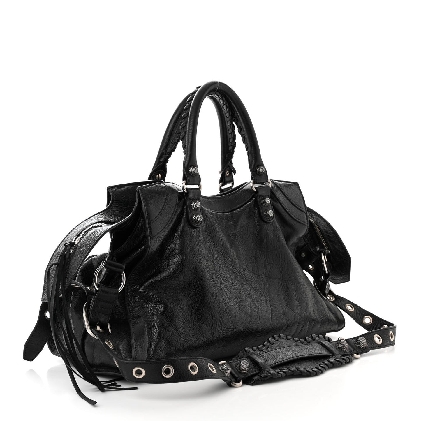 Agneau Arena Neo Cagole City Handbag Black