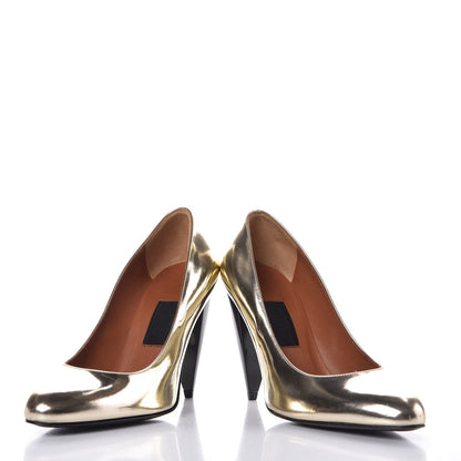 Lanvin Metallic Goatskin Pumps 36.5 Gold 6 of 11