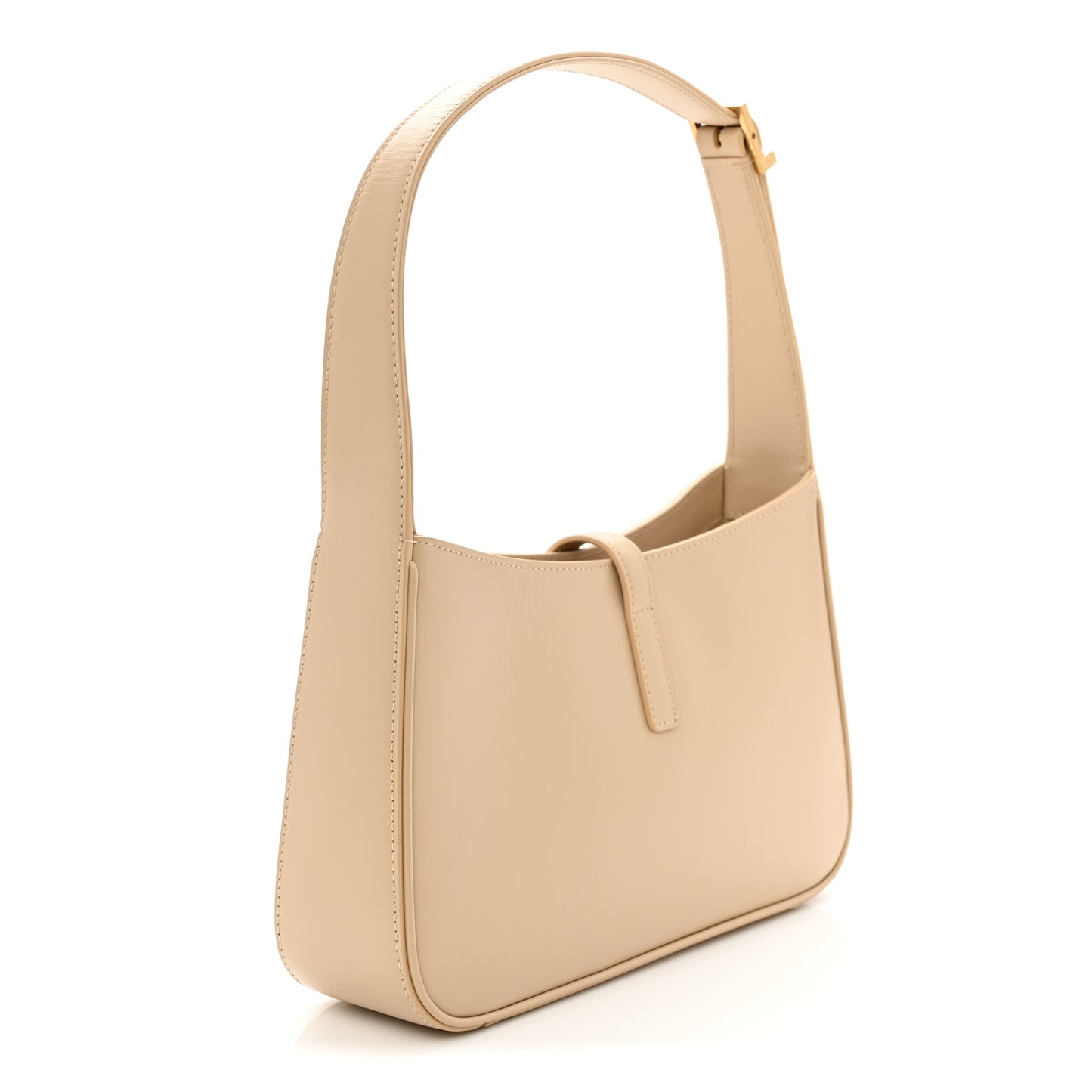 Smooth Calfskin Le 5 A 7 Hobo Dark Beige