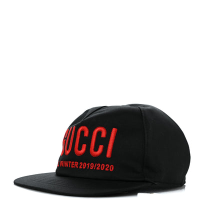 Gucci Embroidered Baseball Hat XL Black 1 of 9