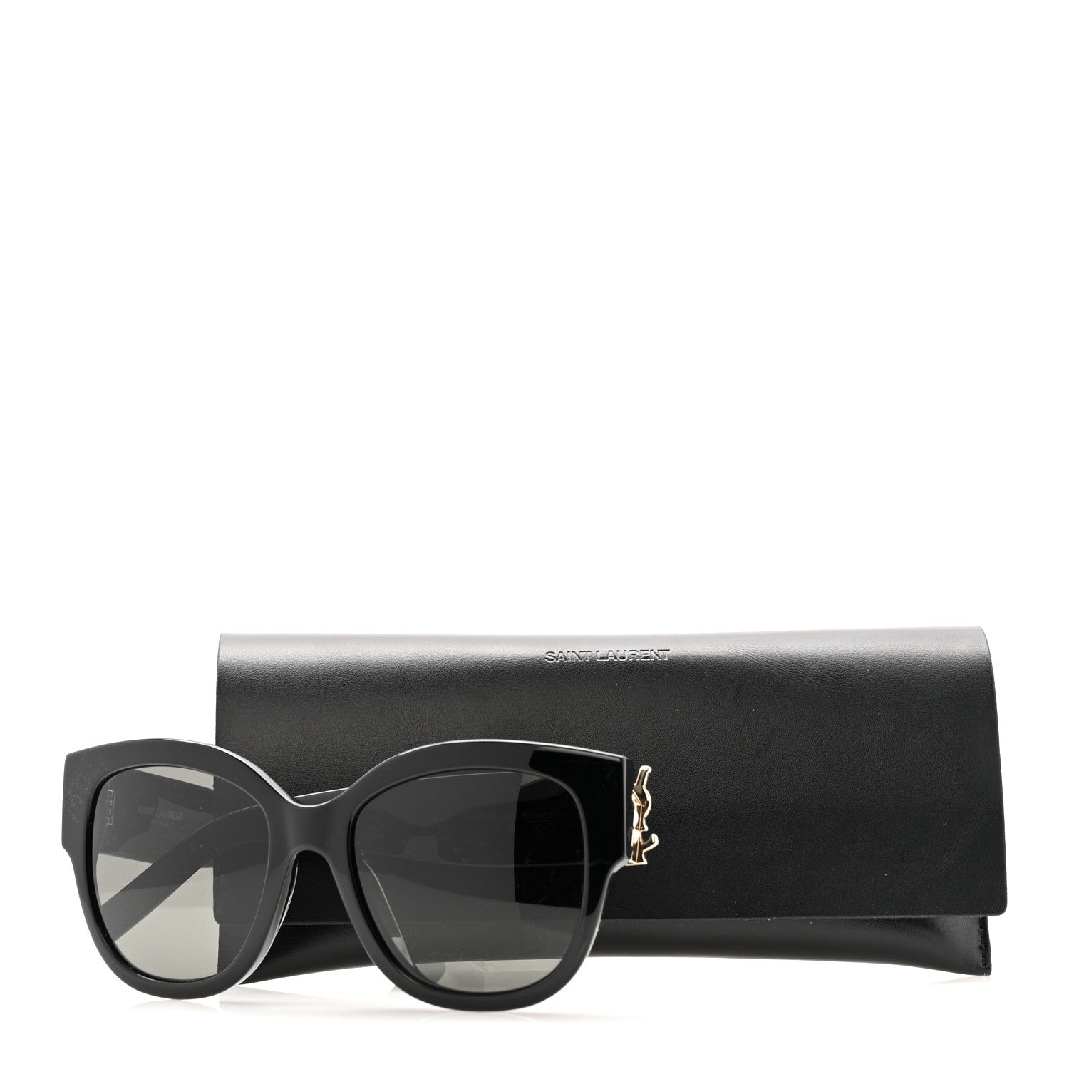 Saint Laurent Acetate Cateye Sunglasses SL M95 F Black 15 of 16