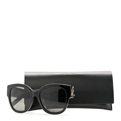 Saint Laurent Acetate Cateye Sunglasses SL M95 F Black 15 of 16