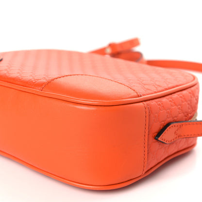 Gucci Soft Microguccissima Mini Bree Messenger Bag Sun Orange 9 of 9