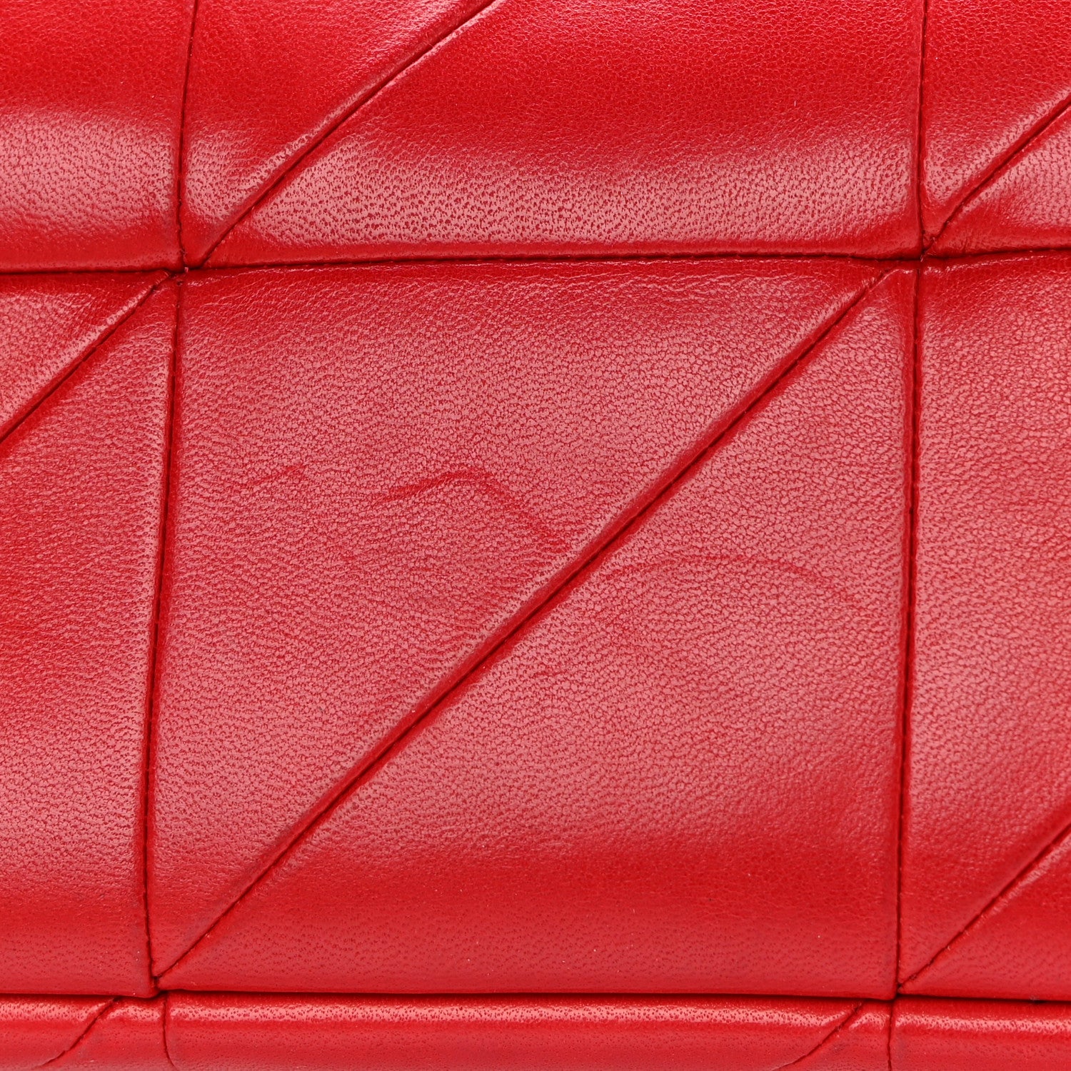 Saint Laurent Lambskin Patchwork Monogram Small Jamie Red 11 of 13