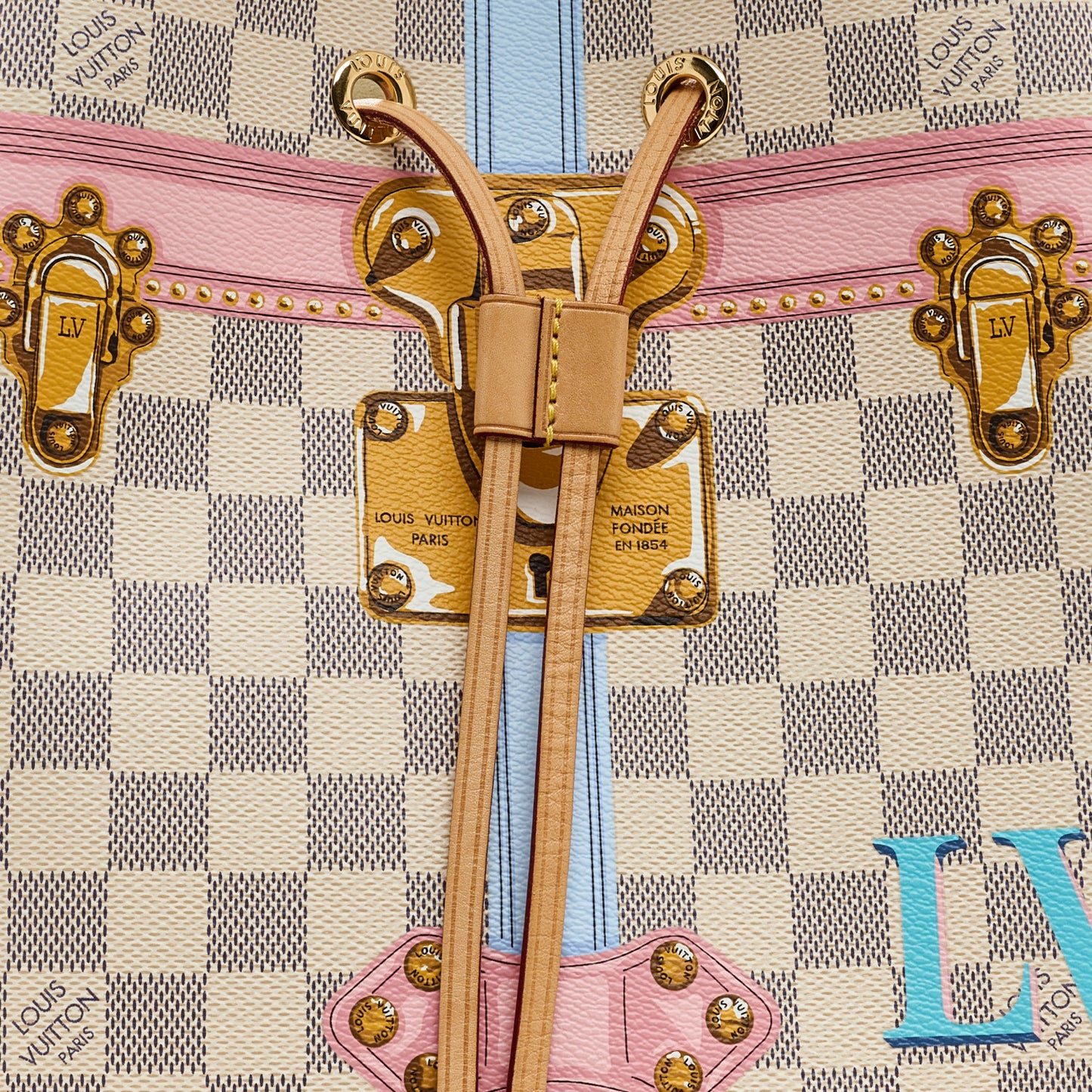 Damier Azur Summer Trunks Neonoe